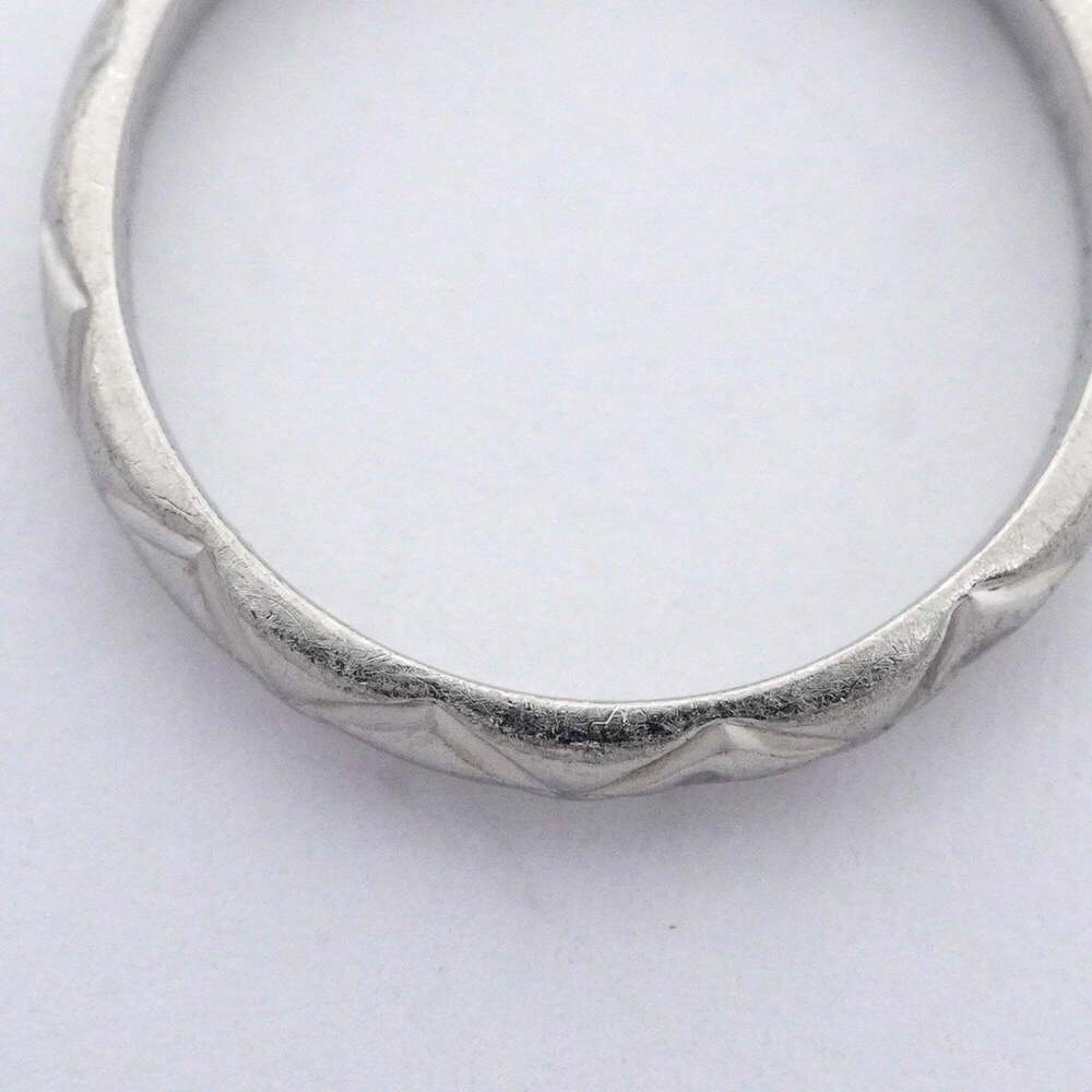 CHANEL Silver Diamond Ring - Picture 11 of 11